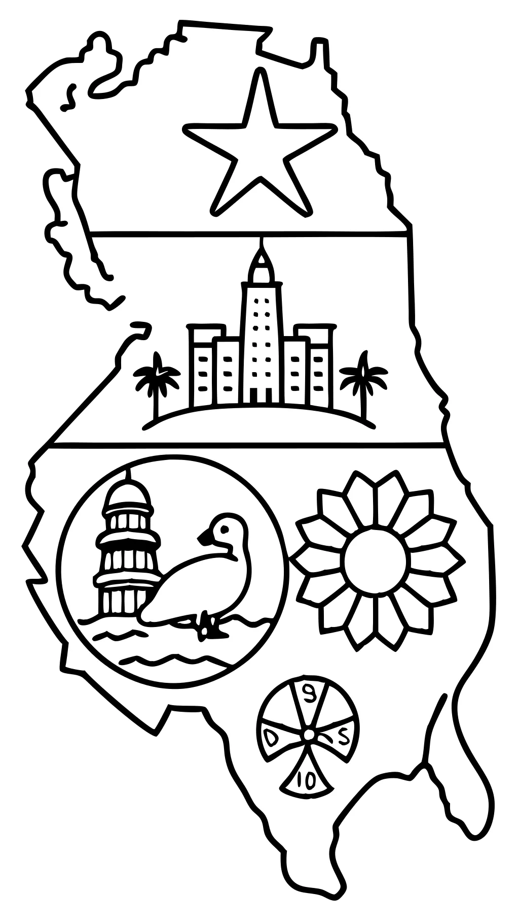 us state coloring pages